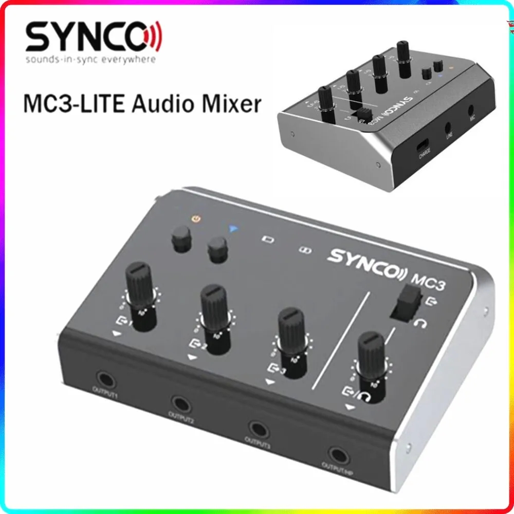 Synco MC3 Lite Audio Mixer 4 C - огляд і ціна Photography Videos Free