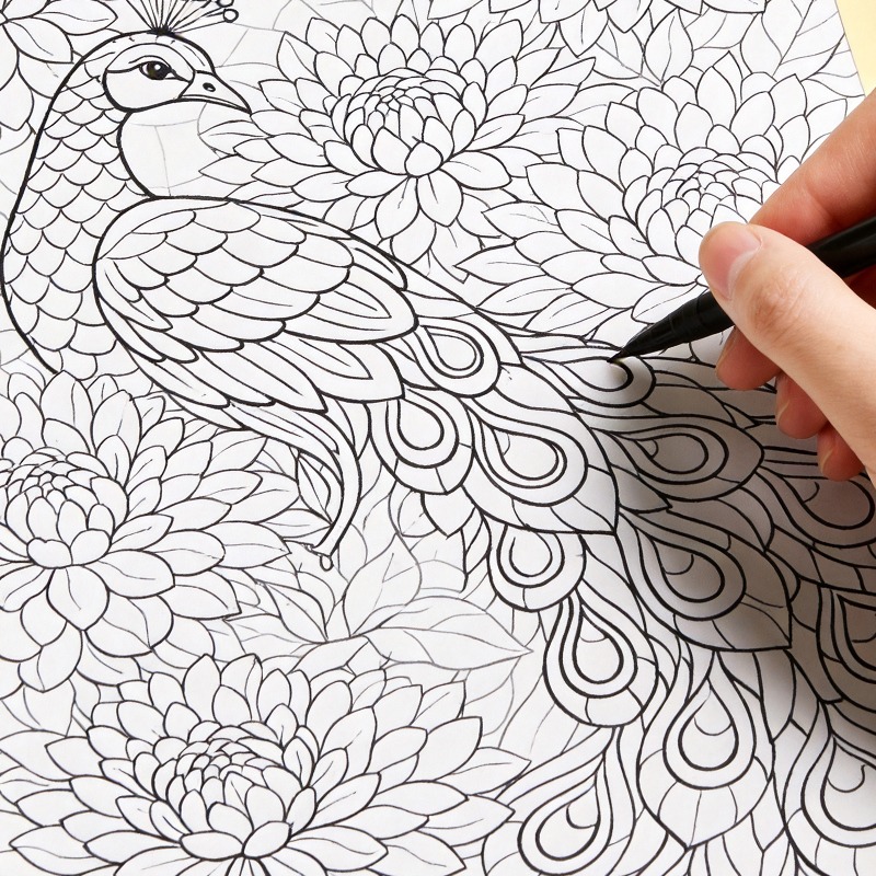A Hand Drawn Coloring Book for - огляд і ціна Photography Book