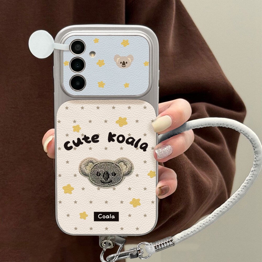 Cute Koala PU Leather Case For - огляд і ціна Camera Wrist Strap