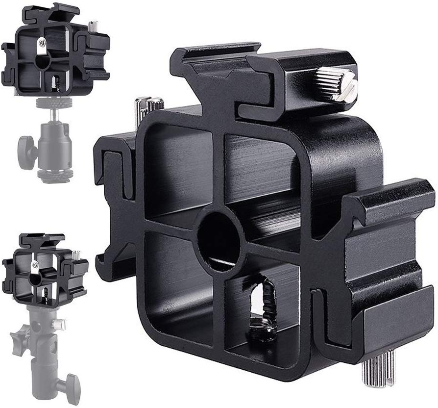 3 Triple Cold Shoe Mount Flash - огляд і ціна Photography Umbrella